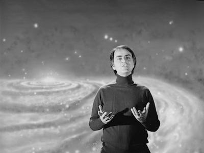 Astronomer Carl Sagan (Photo by Tony Korody/Sygma/Sygma via Getty Images)