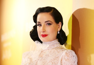Dita Von Teese is a kinky celebrity who believes in the mind is the sexiest part of the body. 