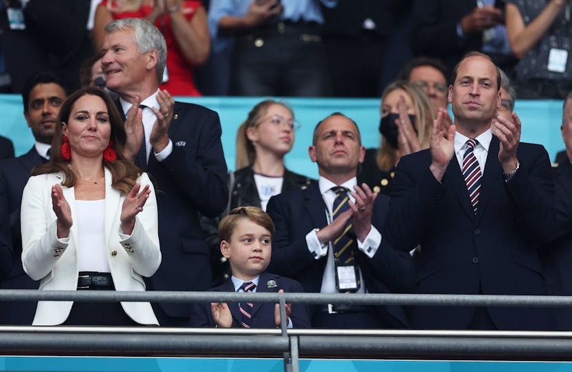 Prince George looked grown up at the Euro Cup.