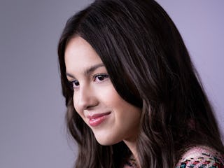 Pop star Olivia Rodrigo waits to speak as White House Press Secretary Jen Psaki holds a press briefi...