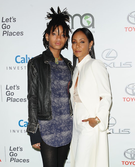 BURBANK, CA - OCTOBER 22:  Willow Smith and Jada Pinkett Smith attend the 26th annual EMA Awards at ...
