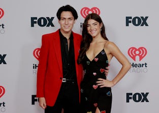 LOS ANGELES, CALIFORNIA - MAY 27: (EDITORIAL USE ONLY) (L-R) Lil Huddy and Charli D'Amelio attend th...