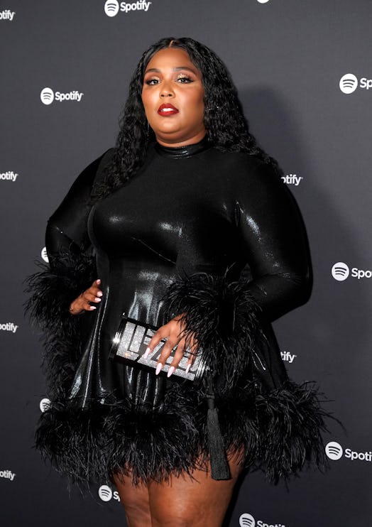 Lizzo attends Spotify Hosts "Best New Artist" Party in Los Angeles, California in January 2020. 
