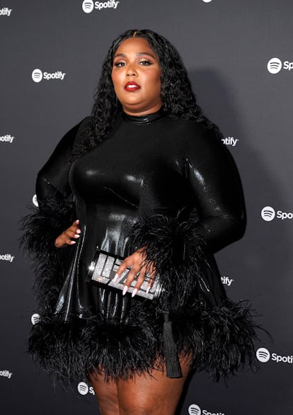 Lizzo attends Spotify Hosts "Best New Artist" Party in Los Angeles, California in January 2020.