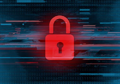 Lock - abstract glitch background