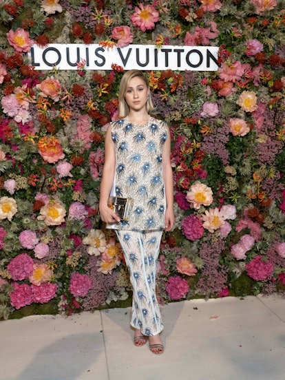 CANNES, FRANCE - JULY 13: Maria Bakalova attends the Louis Vuitton Dinner at Fred L'Ecailler during ...
