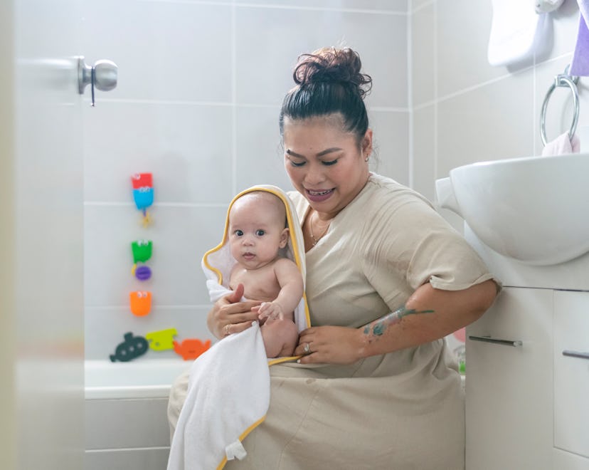 Experts say there's no secret way to bring your hair back after losing it during the postpartum peri...