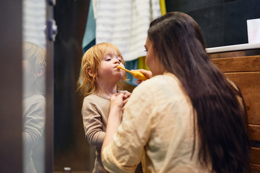 Brushing a child's teeth might be the only way to get their teeth clean and healthy.