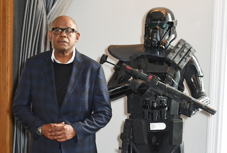 LONDON, ENGLAND - DECEMBER 14:  Forest Whitaker attends a photocall for "Rogue One: A Star Wars Stor...