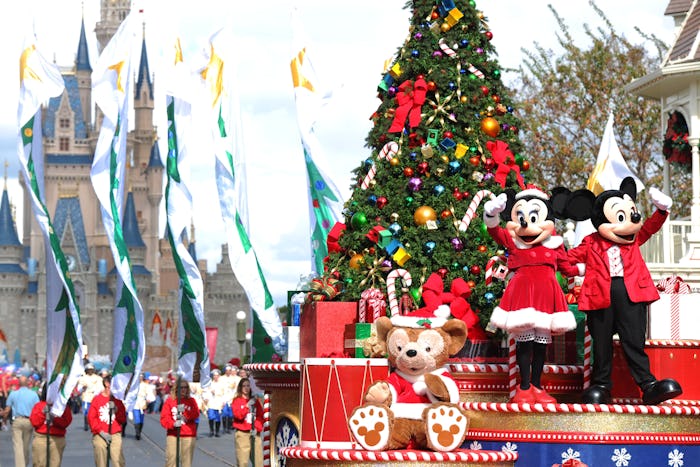 LAKE BUENA VISTA, FL - DECEMBER 01:  In this handout photo provided by Disney, Mickey and Minnie Mou...