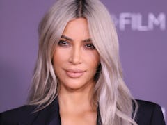 LOS ANGELES, CA - NOVEMBER 04: Kim Kardashian attends the 2017 LACMA Art + Film Gala Honoring Mark B...