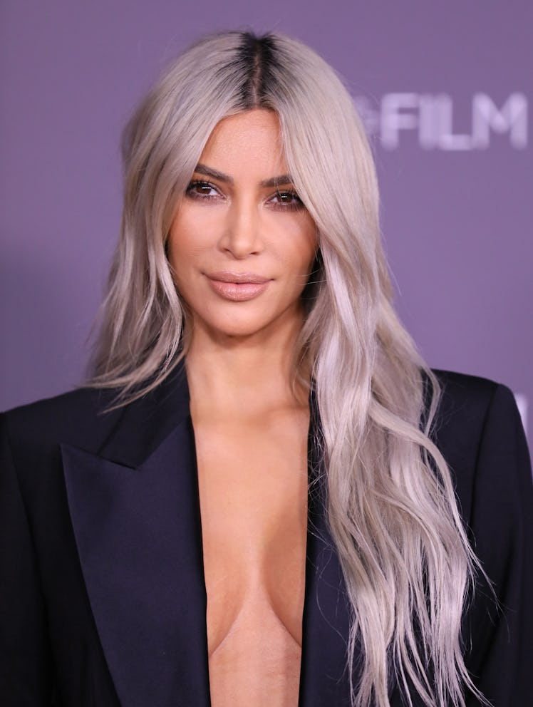 LOS ANGELES, CA - NOVEMBER 04: Kim Kardashian attends the 2017 LACMA Art + Film Gala Honoring Mark B...