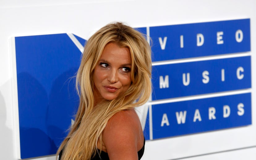 Singer Britney Spears attends the MTV Video Music Awards, VMAs, at Madison Square Garden in New York...