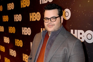 PASADENA, CALIFORNIA - JANUARY 15: Josh Gad of 'Avenue 5' poses in the green room during the 2020 Wi...