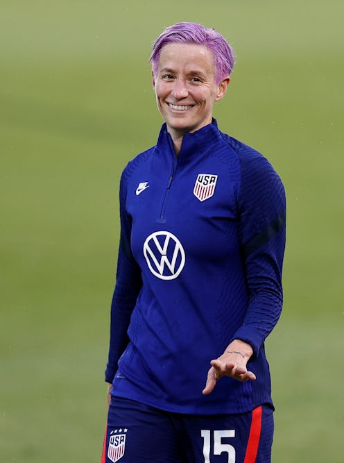 Megan Rapinoe could make Olympics history for Team USA. (Photo by Maddie Meyer/Getty Images)