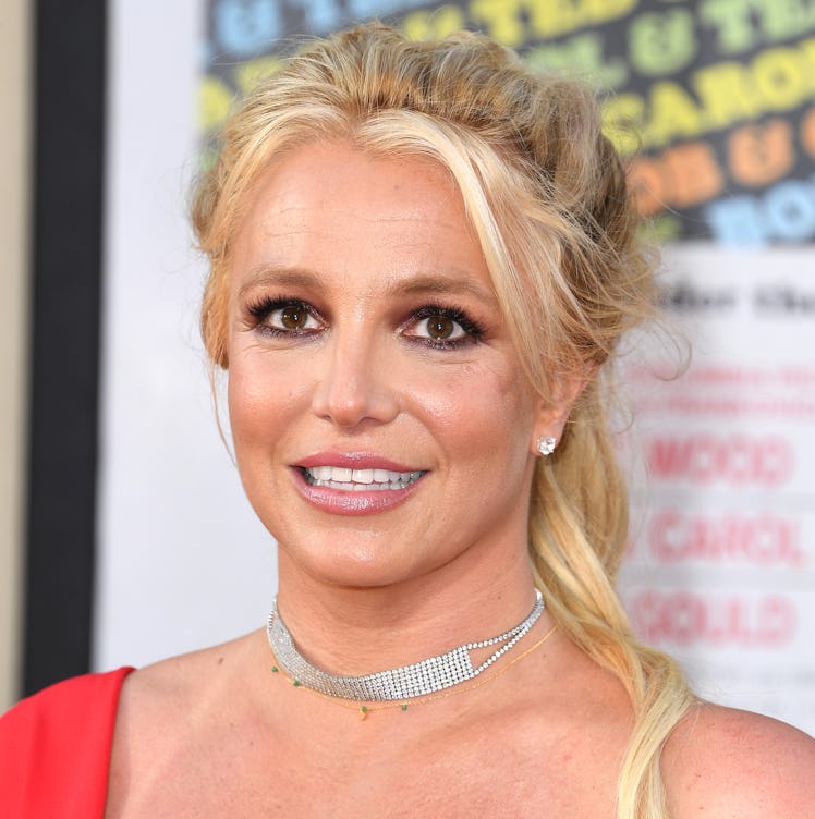 HOLLYWOOD, CALIFORNIA - JULY 22: Britney Spears arrives at the Sony Pictures' "Once Upon A Time...In...