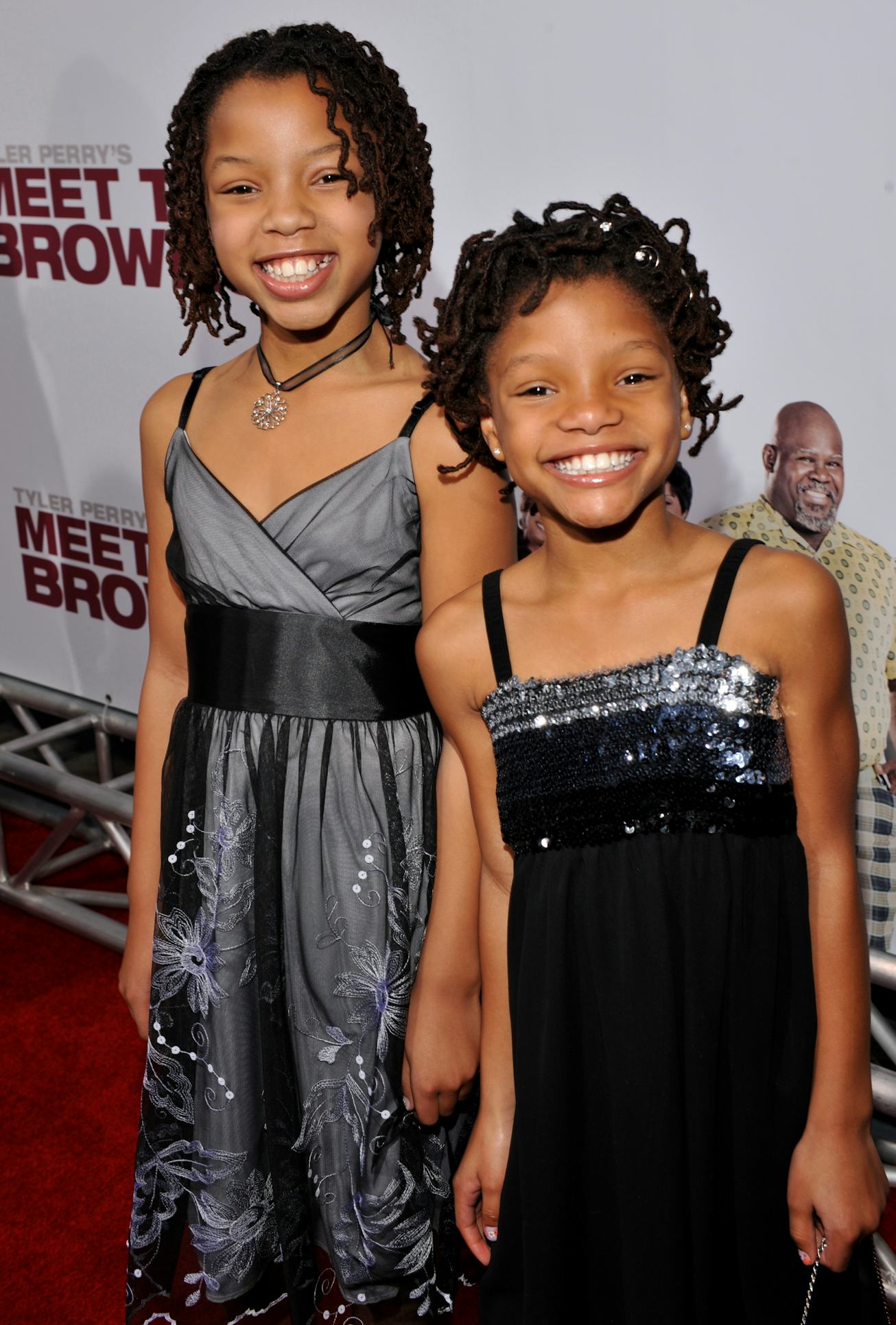 LOS ANGELES, CA - MARCH 13: Actress Chole Bailey and Halle Bailey attend the Lionsgate Premiere of T...