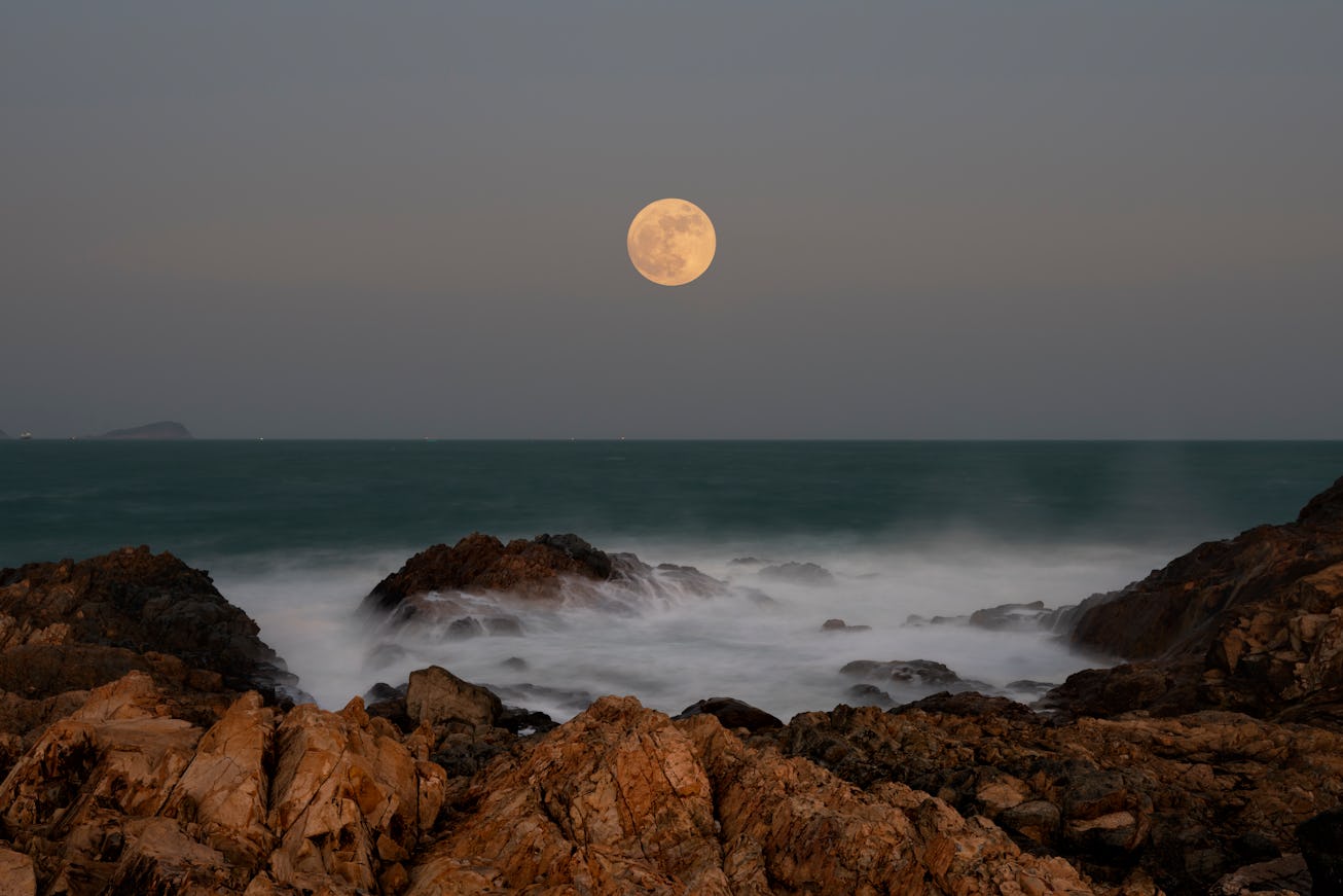 The full moon on October 31, 2020 is the second full moon of a calendar month