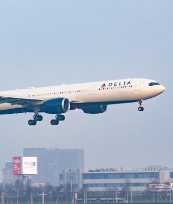A Delta Air Lines Airbus A330neo or A330-900 aircraft with neo engine option of the European plane m...