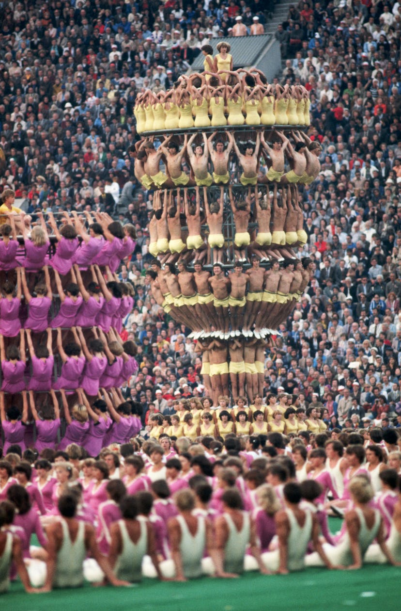 Opening Ceremony for the 1980 Summer Olympics (Photo by Jerry Cooke/Corbis via Getty Images)