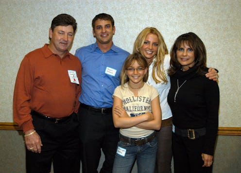 Britney Spears's family (Jamie Spears, Jamie-Lynn Spears, and Lynne Spears) react to her conservator...