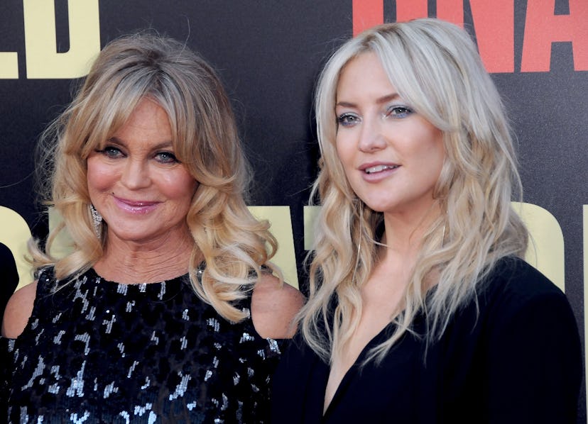 WESTWOOD, CA - MAY 10:  (L-R) Actresses Goldie Hawn and Kate Hudson attend premiere of 20th Century ...