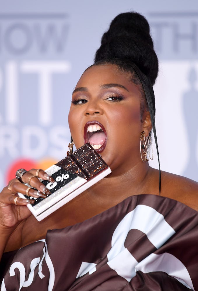 Lizzo attends The BRIT Awards 2020 in London, England in February 2020.