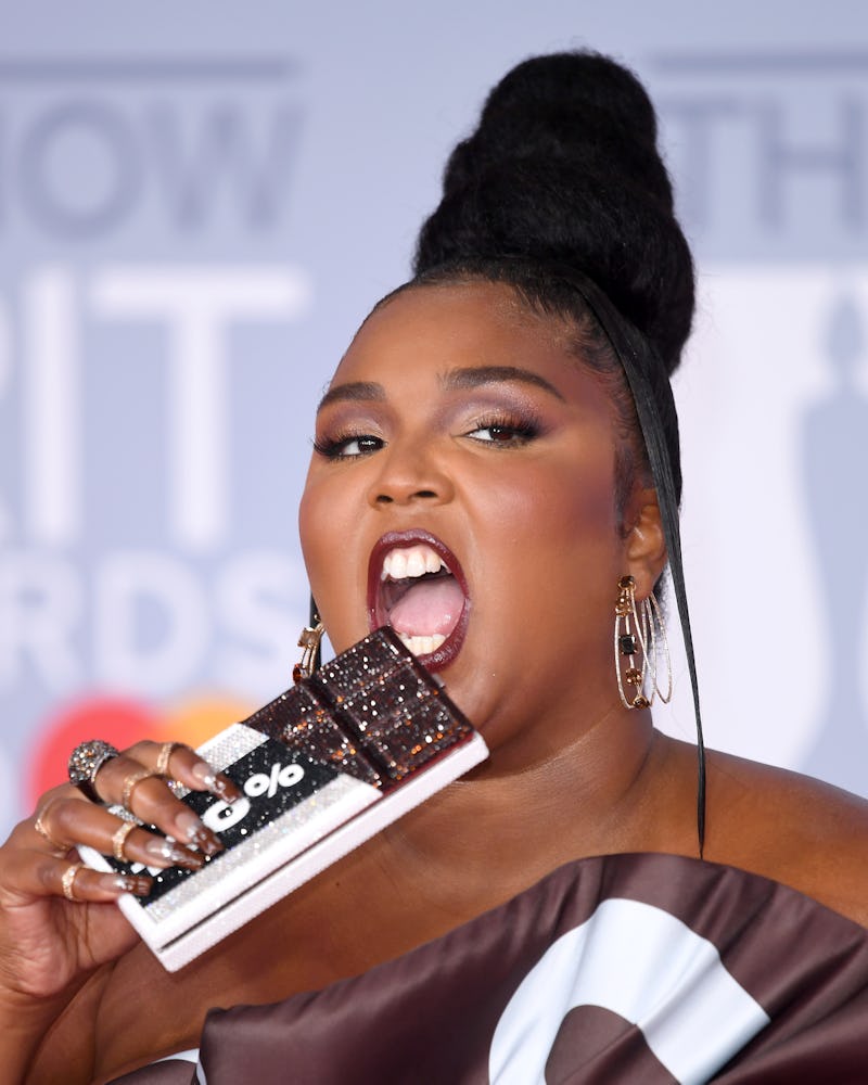 Lizzo attends The BRIT Awards 2020 in London, England in February 2020.