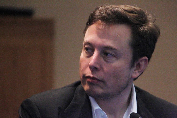 Elon Musk, co-founder and CEO of Tesla and founder and CEO of Space Exploration Technologies, speaks...