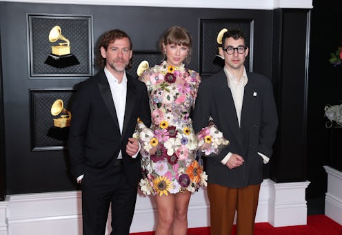 Los Angeles, CA - March 14: 
Aaron Dessner, Taylor Swift and Jack Antonoff on the red carpet at the ...