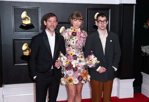 Los Angeles, CA - March 14: 
Aaron Dessner, Taylor Swift and Jack Antonoff on the red carpet at the ...