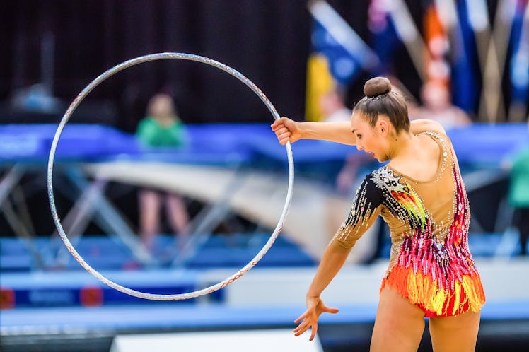 GOLD COAST, QUEENSLAND, AUSTRALIA - 2021/05/13: Australian Senior International Rhythmic Gymnast Ali...