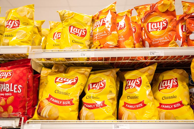 LOS ANGELES, UNITED STATES - 2020/02/01: Lay's potato chips packs seen in a Target superstore. (Phot...