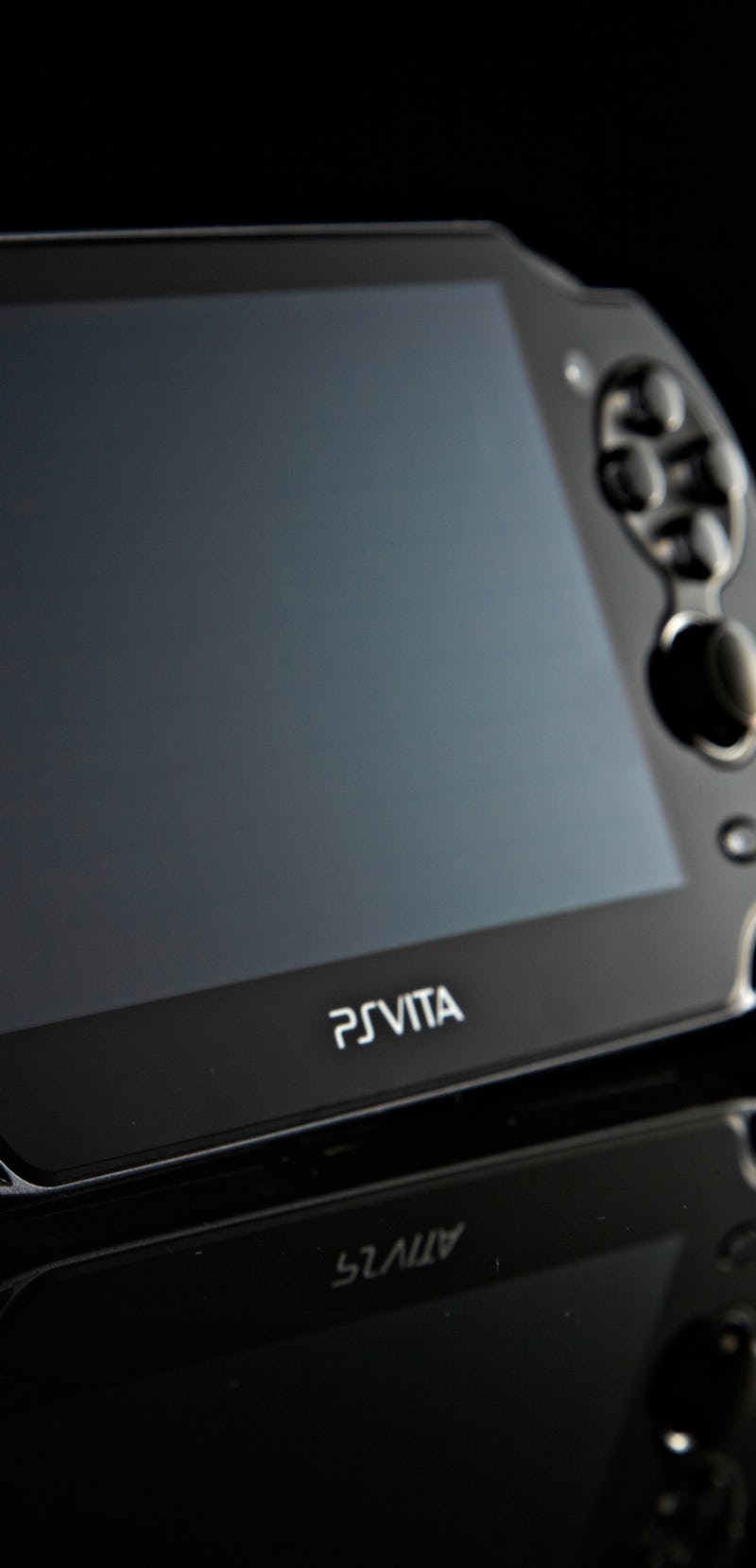 A Sony PS Vita hand-held games console, photographed during a studio shoot for PSM3 Magazine, Januar...