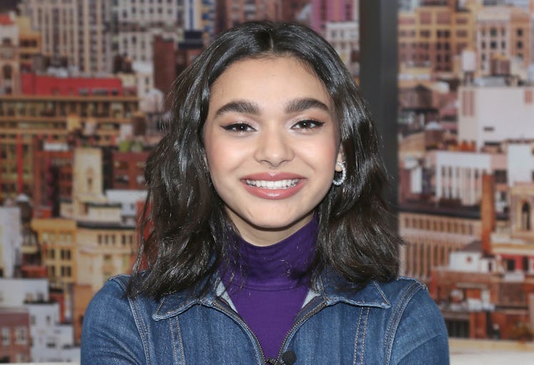 NEW YORK, NEW YORK - FEBRUARY 24: (EXCLUSIVE COVERAGE) Actress Paulina Chavez visit People TV on Feb...