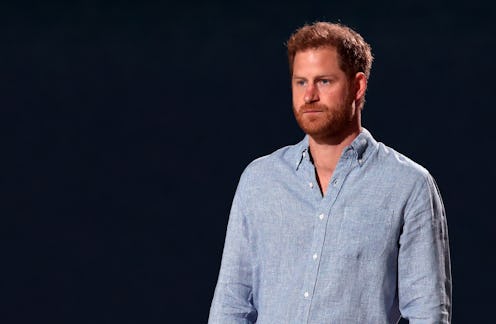 INGLEWOOD, CALIFORNIA: In this image released on May 2, Prince Harry, The Duke of Sussex, speaks ons...