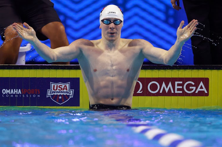 Zach Harting is on the 2021 U.S. Olympic Swim Team