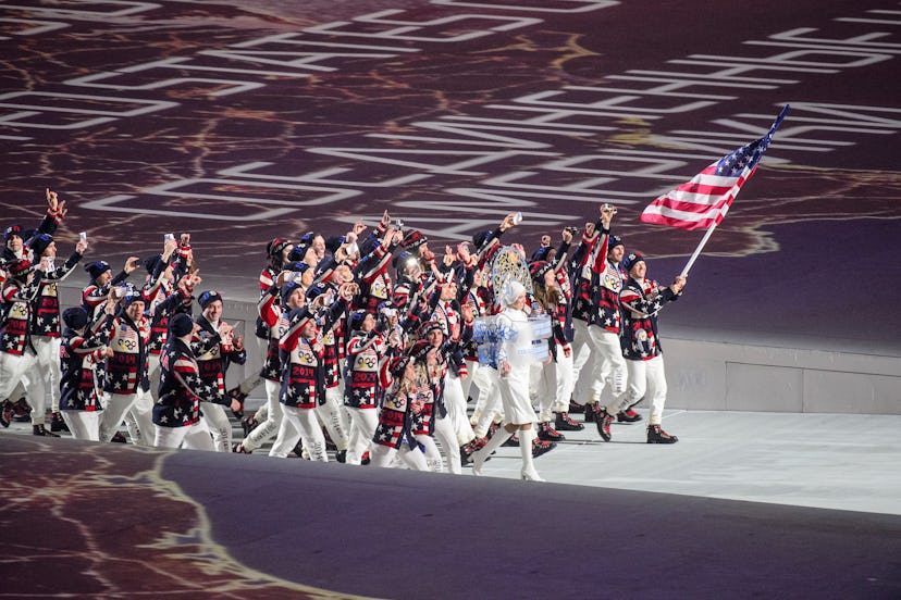 Team USA proudly represents the country at the Sochi 2014 Winter Olympic Games.