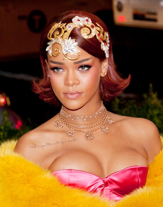Rihanna at the 2015 Costume Institute Benefit Gala, Met Gala