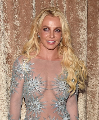 LOS ANGELES, CA - FEBRUARY 11:  Britney Spears attends Pre-GRAMMY Gala and Salute to Industry Icons ...