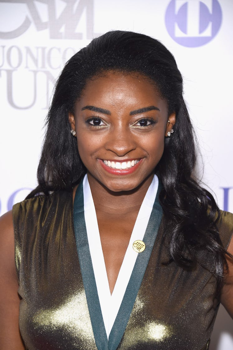 NEW YORK, NY - SEPTEMBER 25:  Event honoree, four-time Gold Medalist Simone Biles attends the 32nd A...