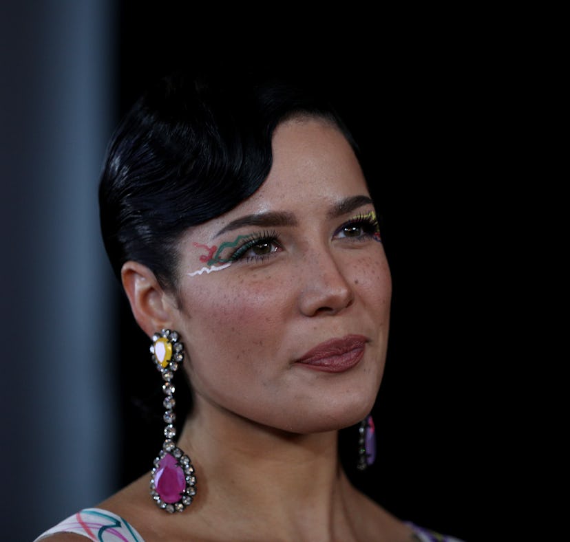 SYDNEY, AUSTRALIA - NOVEMBER 27: Halsey arrives for the 33rd Annual ARIA Awards 2019 at The Star on ...