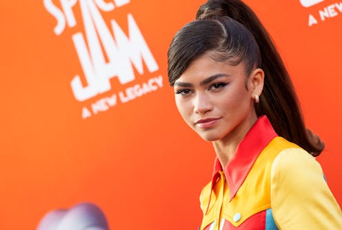 Actress/singer Zendaya arrives at the Warner Bros Pictures world premiere of "Space Jam: A New Legac...