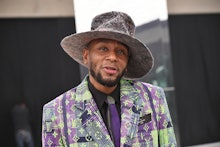 PARIS, FRANCE - JANUARY 20: In this images relesead january 21, Yasiin Bey pose during the Louis Vui...