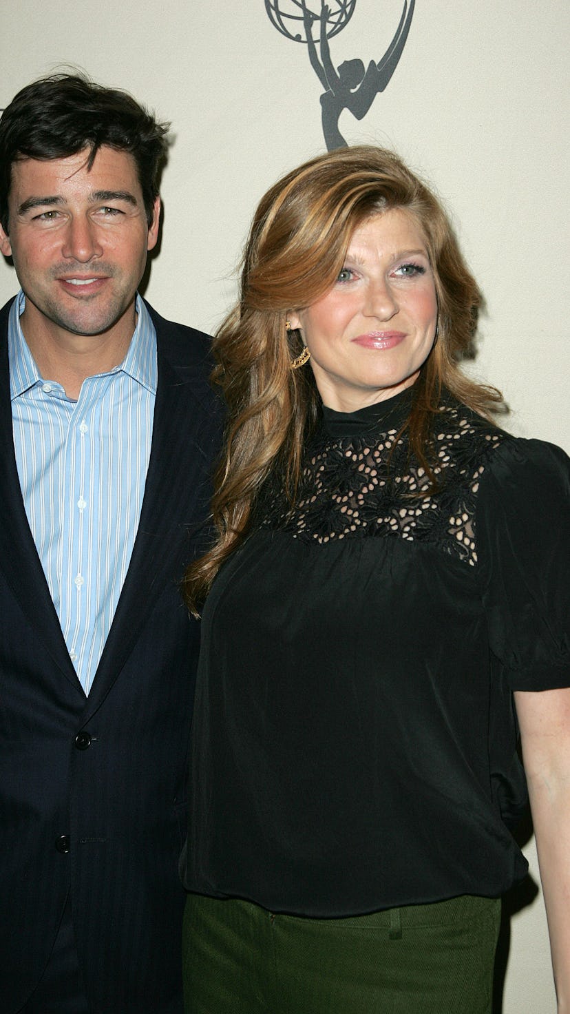 NORTH HOLLYWOOD, CA - JANUARY 31:  Actor Kyle Chandler and actress Connie Britton at "An Evening wit...