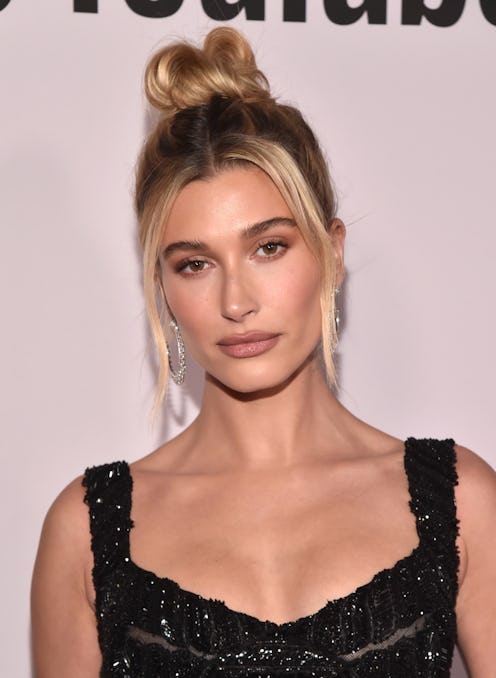 LOS ANGELES, CALIFORNIA - JANUARY 27: Hailey Bieber attends the premiere of YouTube Original's "Just...