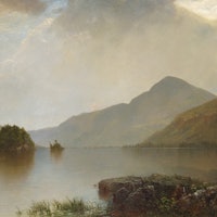Lake George, 1869. Artist John Frederick Kensett. (Photo by Heritage Art/Heritage Images via Getty I...