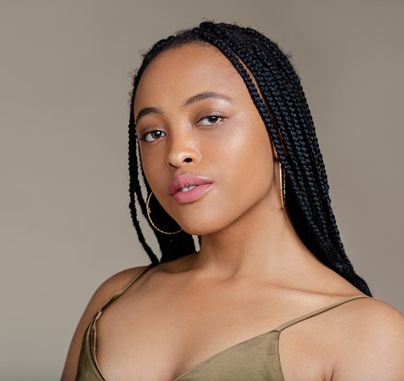 A beautiful portrait of a young attractive woman