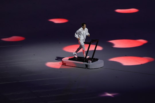 A boxing nurse helped to open the Tokyo Olympics.