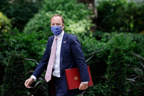 Britain's former Health Secretary Matt Hancock walks along Downing Street